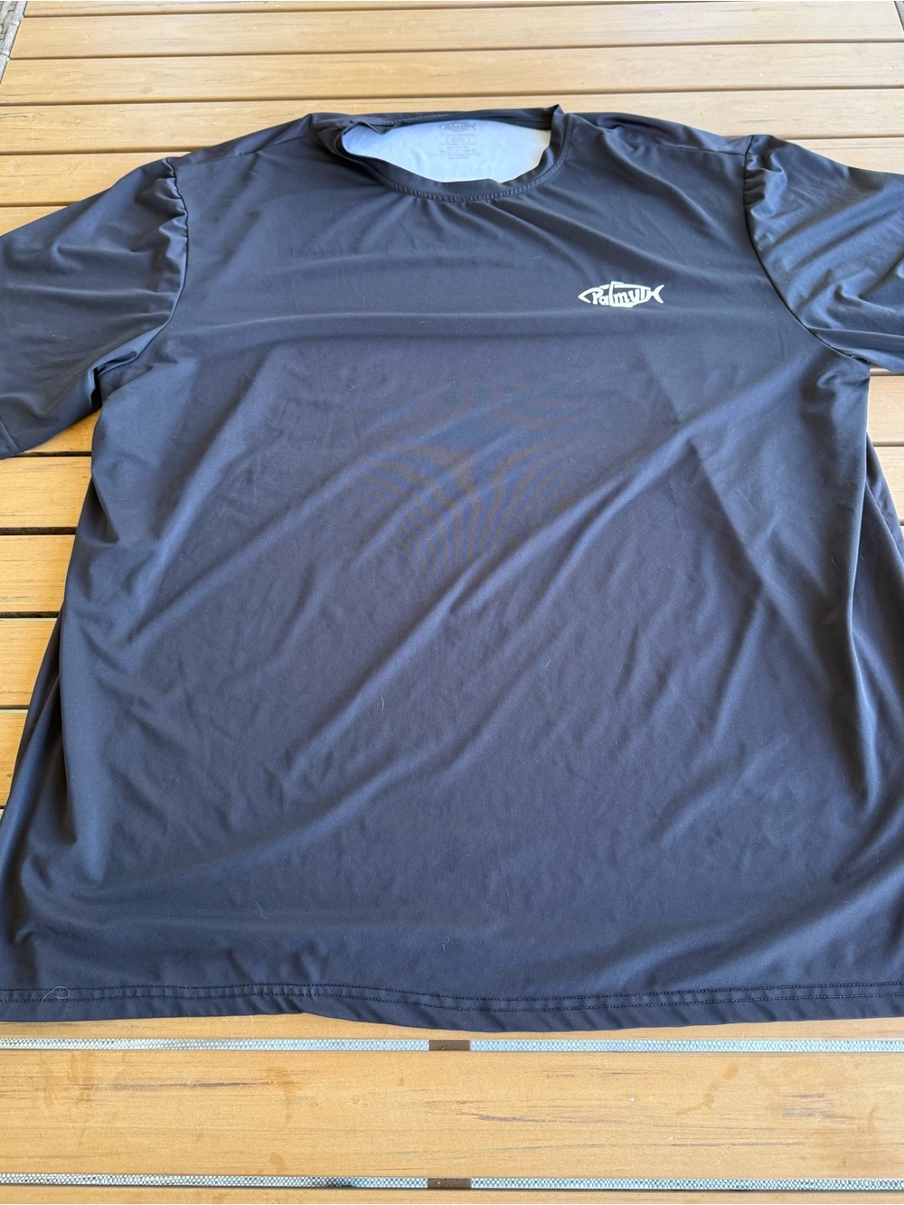 Palmyth Fishing Performance Men’s Black Short-Sleeve UV protect XXXL